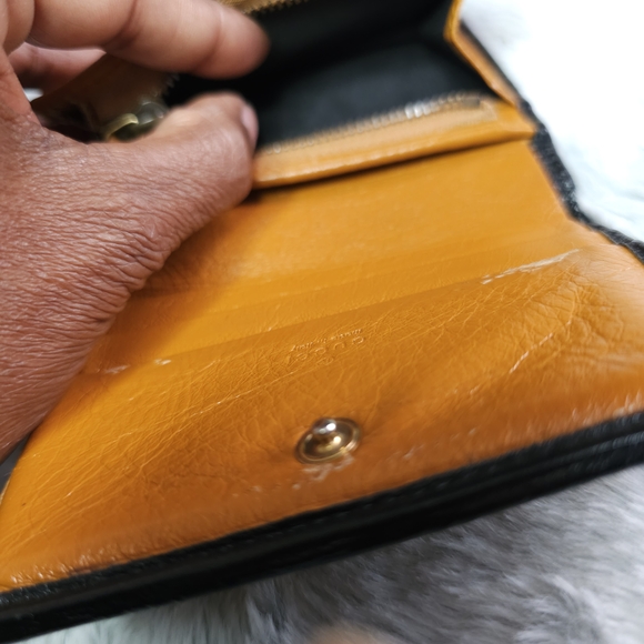 **Authentic**Gucci GG Marmont Brown and Black Leather Card Case Wallet - Picture 14 of 14